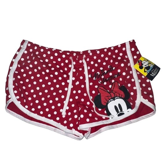 Disney Pants - NWT Disney Women's Minnie Mouse Red Shorts
